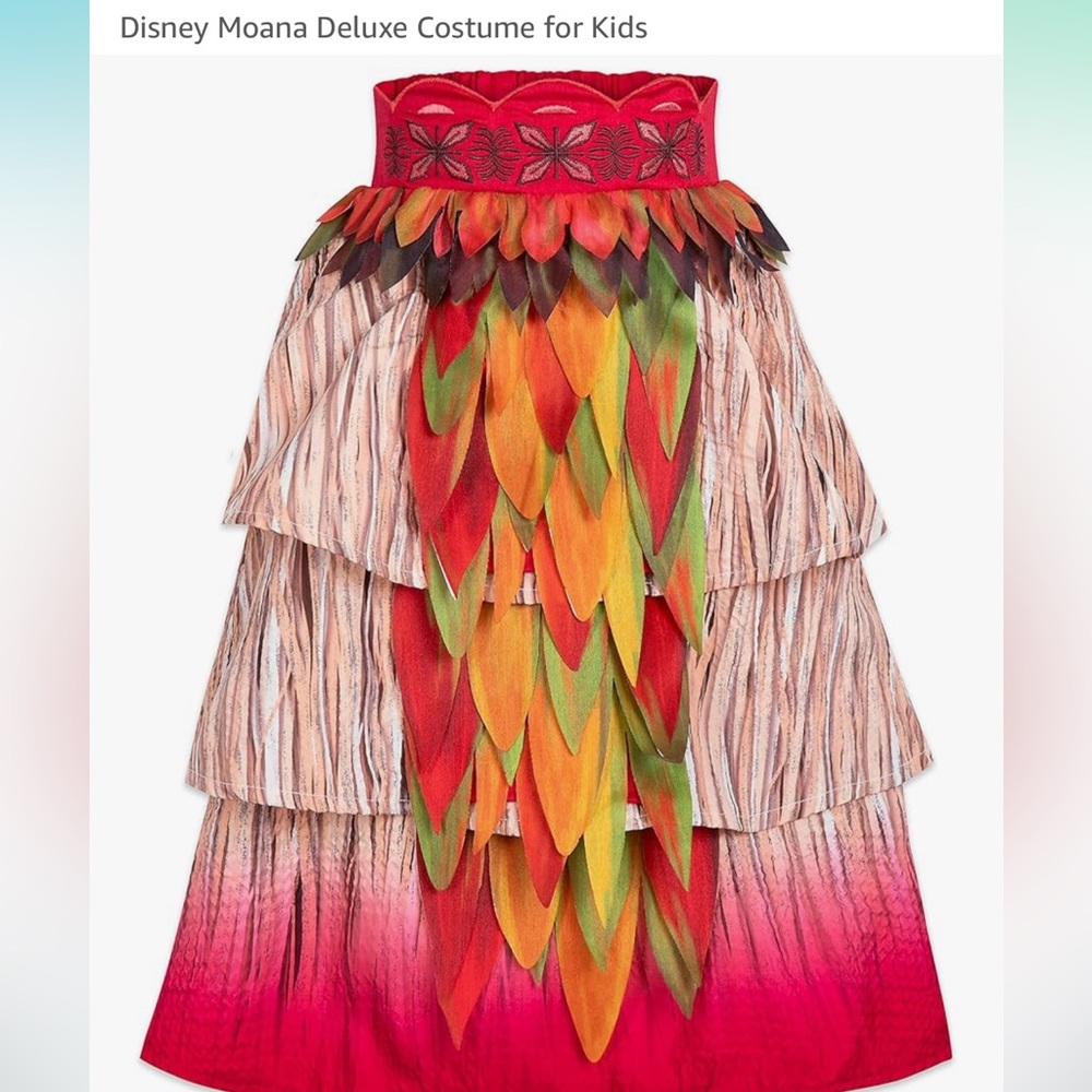 DISNEY MOANA COSTUME SIZE 7/8 
EUC - Picture 4 of 10